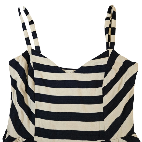 Lush Striped Sun Dress, Navy/ White, Small - Picture 6 of 12
